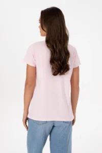 US Polo Assn. Women Light Pink T-Shirt - Image 5