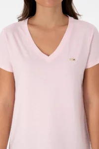 US Polo Assn. Women Light Pink T-Shirt - Image 6