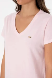 US Polo Assn. Women Light Pink T-Shirt - Image 7