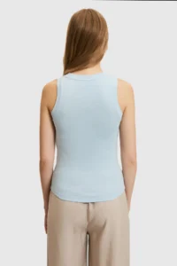US Polo Shirt Assn. Women Light Blue Basic T-Shirt - Image 5