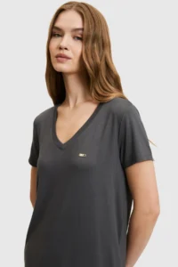 US Polo Shirt Assn. Women anthracite Basic T-Shirt - Image 2