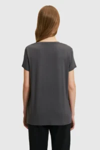 US Polo Shirt Assn. Women anthracite Basic T-Shirt - Image 5