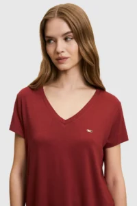 US Polo Shirt Assn. Women Cherry Basic T-Shirt - Image 2
