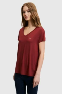 US Polo Shirt Assn. Women Cherry Basic T-Shirt - Image 3