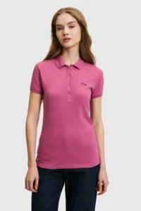 US Polo Shirt Assn. Women Fuchsia Basic T-Shirt