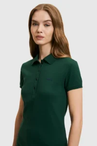 US Polo Shirt Assn. Women dark Green Basic T-Shirt - Image 2