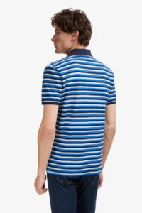 US Polo Assn. Men Saks Blue T-Shirt - Image 5