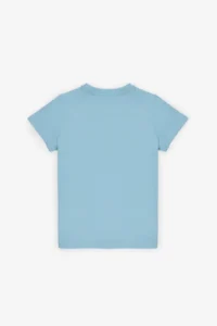 US Polo Shirt Assn. Boys' Aqua Crew Neck Basic T-Shirt - Image 2