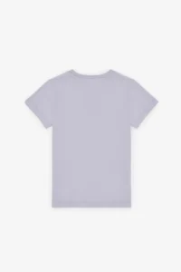 US Polo Assn. Boys' Lilac Crew Neck Basic T-Shirt - Image 2