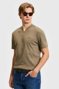 US Polo Shirt Assn. Men Khaki T-Shirt