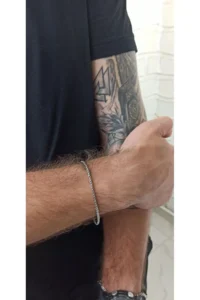 MagicStone Steel Men Arnavut Zincir Necklace Bracelet Seti - Image 2