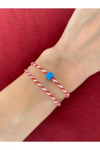 MagicStone Marteniçka Lucky Bracelet with Five Cards and Blue Beads - Image 2