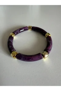 MagicStone Purple Color Flexible Moda Bracelet