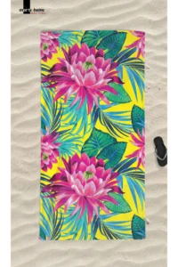 Marte Home Colorful flower patterned Beach Towel - Image 3
