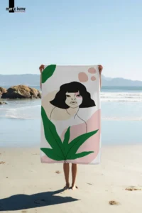 Marte Home Abstra 6 - Printed Beach Towel - Image 2