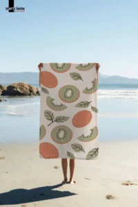 Marte Home Meyve pattern Printed Beach Towel - Image 2