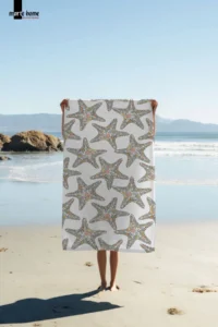 Marte Home Sea Star - Printed Beach Towel - Image 2