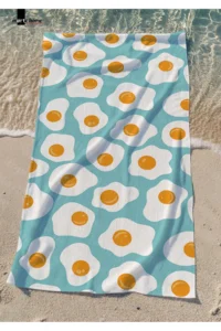 Marte Home Eggs / Yumurtalar - Printed Beach Towel