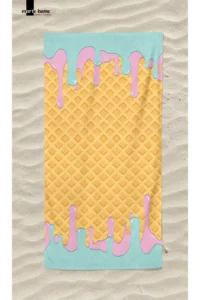 Marte Home Ice Cream / Dondurma - Printed Beach Towel - Image 3