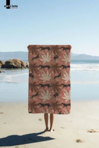 Marte Home Leopard - Printed Beach Towel - Image 2