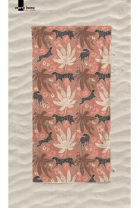 Marte Home Leopard - Printed Beach Towel - Image 3