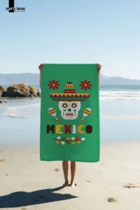 Marte Home Viva Mexico - Printed Beach Towel - Image 2
