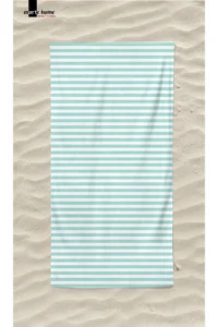 Marte Home Summer Stripes 3 - Printed Beach Towel - Image 3