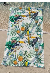 Marte Home Tropicals 2 Printed Beach Towel