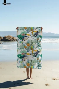 Marte Home Tropicals 2 Printed Beach Towel - Image 2