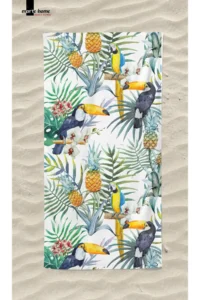 Marte Home Tropicals 2 Printed Beach Towel - Image 3