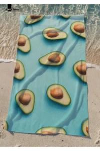 Marte Home Avokado - Printed Beach Towel