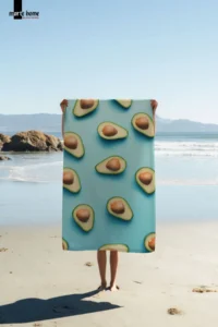 Marte Home Avokado - Printed Beach Towel - Image 2