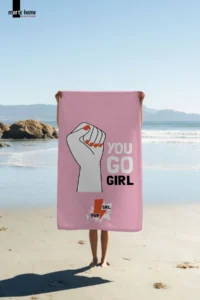 Marte Home You Go Girl Beach Towel - Image 2