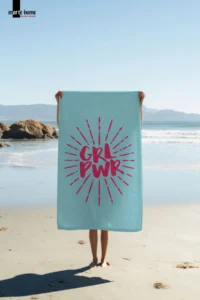 Marte Home Girl Power - Printed Beach Towel - Image 2