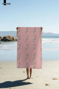 Marte Home  - ŞİMŞEK Printed Colorful Beach Towel - Image 2