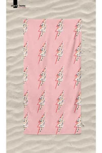 Marte Home  - ŞİMŞEK Printed Colorful Beach Towel - Image 3
