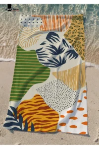 Marte Home Colorful Printed Beach Towel
