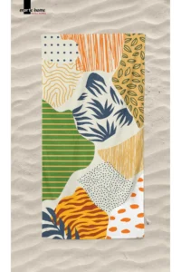 Marte Home Colorful Printed Beach Towel - Image 3