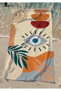 Marte Home Colorful Printed Beach Towel