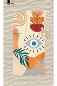 Marte Home Colorful Printed Beach Towel - Image 3