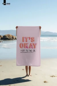 Marte Home IT's OKEY Printed Colorful Beach Towel - Image 2