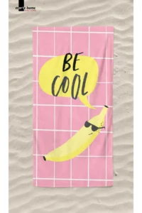 Marte Home BE COOL MUZ Printed Colorful Beach Towel - Image 3