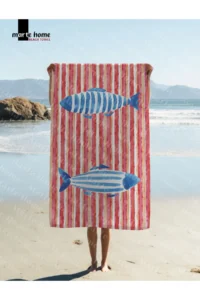 Marte Home Printed Beach Towel - Image 3