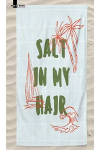 Marte Home SALT IN MY HAIR -  PRINTED BEACH TOWEL - 75x150 CM - Image 3