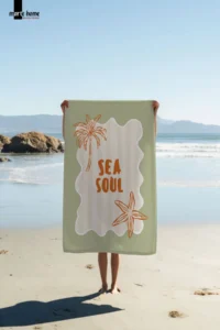 Marte Home SEA SOUL - Colorful Printed Beach Towel - 75x150 CM - Image 2