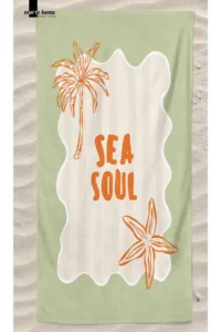 Marte Home SEA SOUL - Colorful Printed Beach Towel - 75x150 CM - Image 3