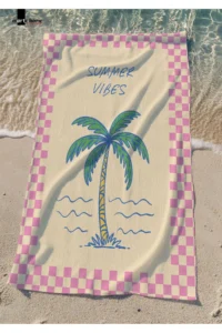 Marte Home PALMYE - Colorful Printed Beach Towel - 75x150 CM