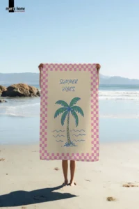 Marte Home PALMYE - Colorful Printed Beach Towel - 75x150 CM - Image 2