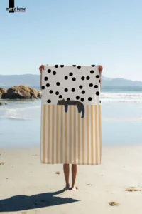 Marte Home CAT - Colorful CAT Printed Beach Towel - 75x150 CM - Image 2