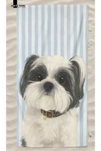 Marte Home DOG -  DOG ​​PRINTED BEACH TOWEL - 75x150 CM - Image 3